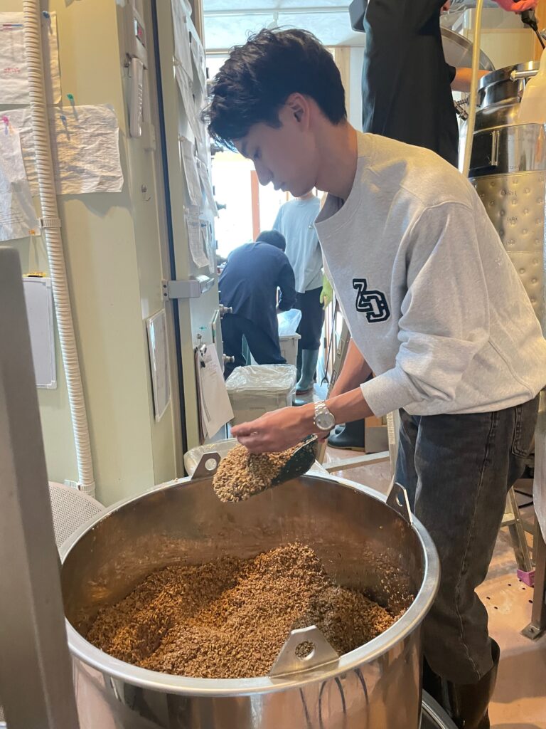 OEMでの醸造風景